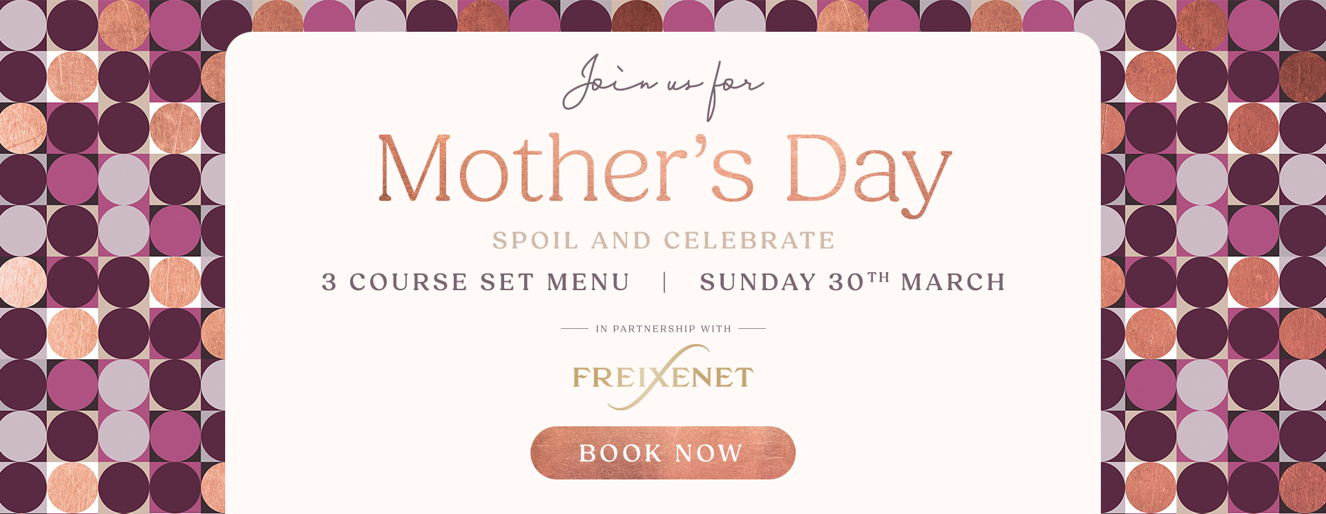 Mother’s Day menu/meal in St Albans